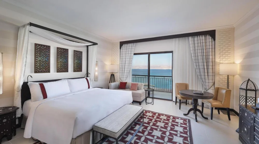 Premium Room with Sea View and Private Balcony at Al Manara A Luxury Collection Hotel Saraya Aqaba