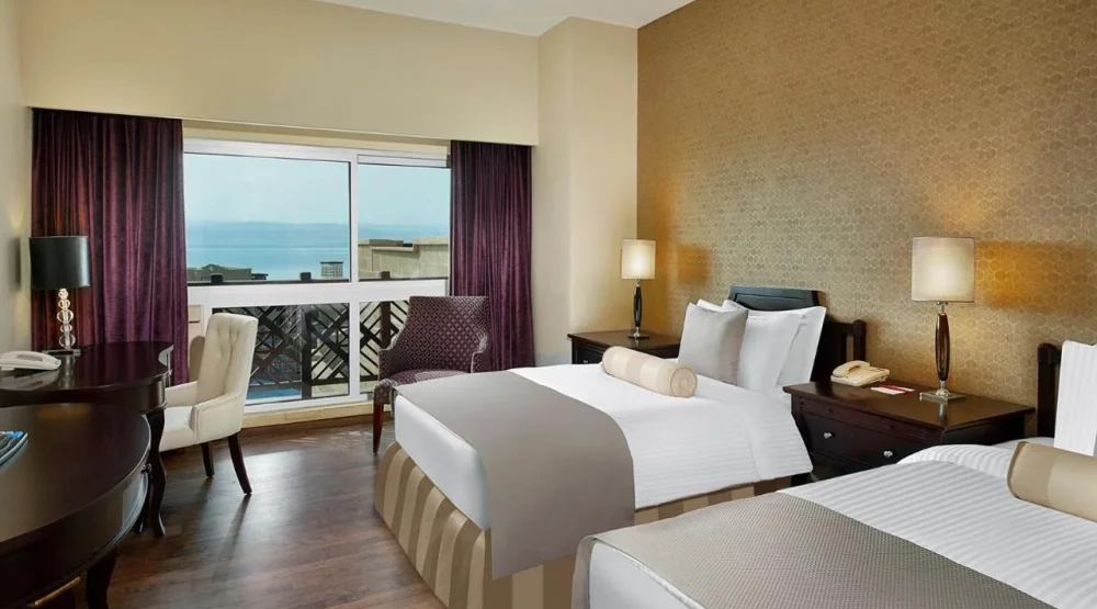 Standard Twin Room at Crowne Plaza Jordan Dead Sea Resort