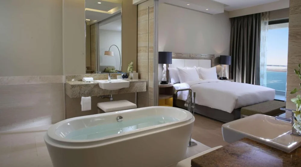 Junior King Suite with Sea View at Hilton Dead Sea Resort