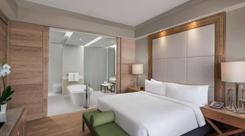 Deluxe One Bedroom Suite with Sea View at Hilton Dead Sea Resort