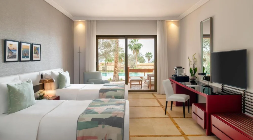 Ishtar Deluxe Twin Room at Kempinski Hotel Ishtar Dead Sea