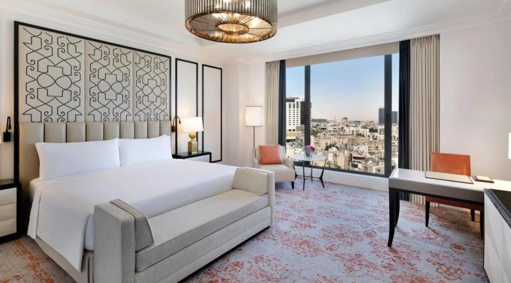 Grand Deluxe, Guest Room, One King, City View at The St. Regis Amman