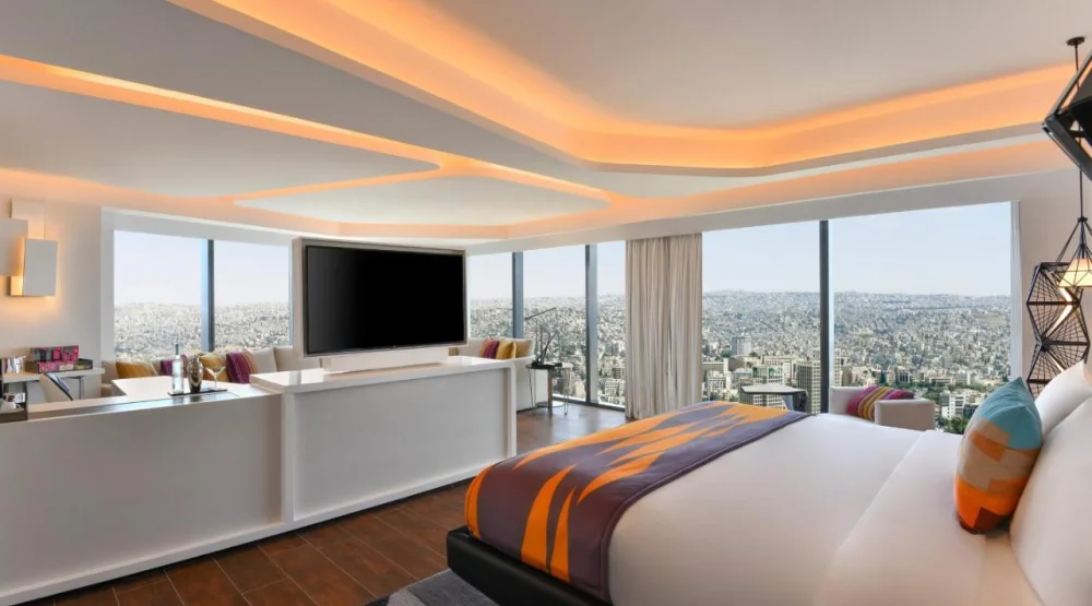W Suite, City View, One King Bed, Corner Location at W Amman