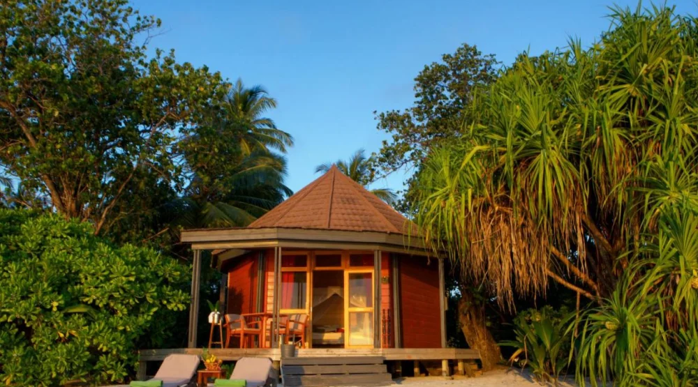 Jacuzzi Beach Villa at Komandoo Island Resort