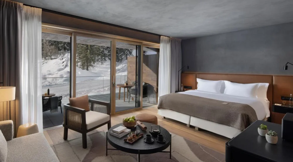Premium Superior Terrace Room at Six Senses Crans Montana