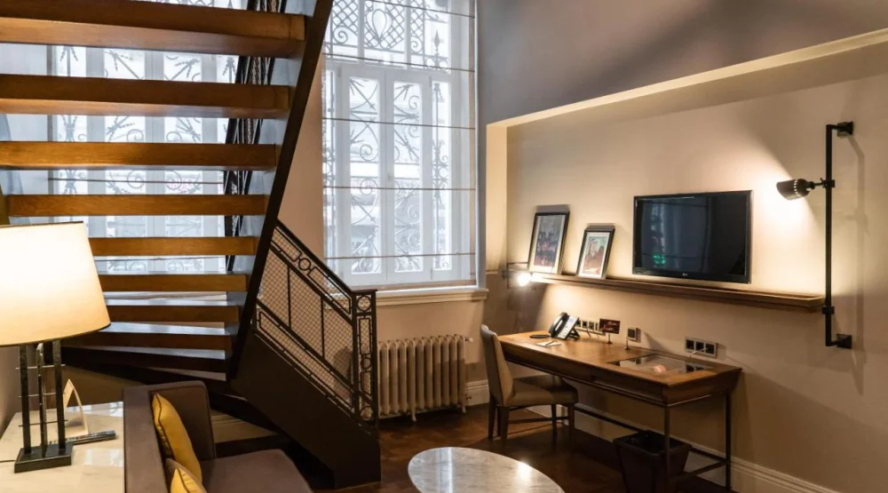 Deluxe Duplex King Room at The Bank Hotel Istanbul