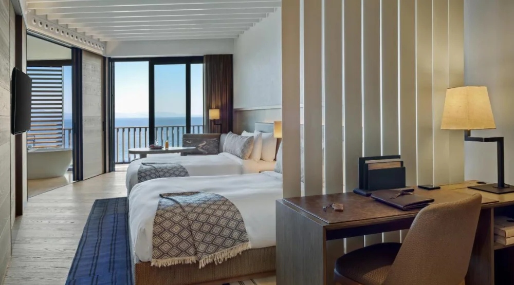 Deluxe Twin Room Sea View at Six Senses Kaplankaya