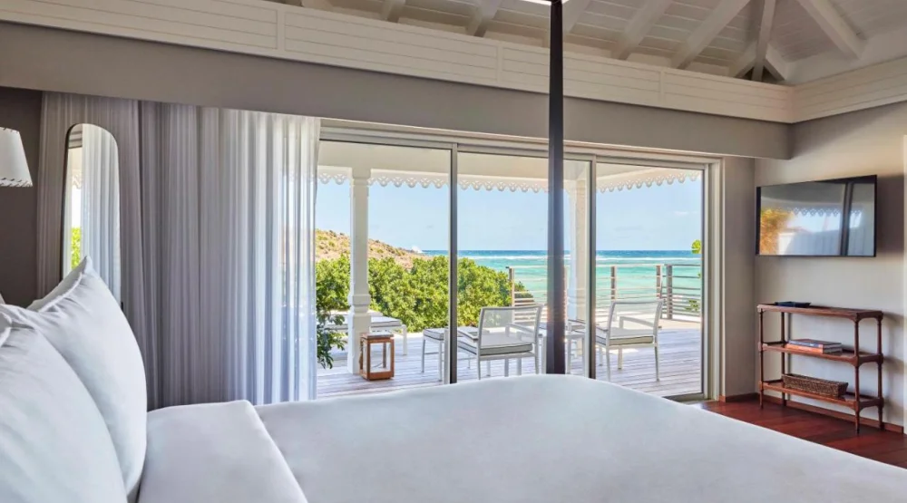Ocean Cove Junior Suite at Rosewood Le Guanahani St Barth