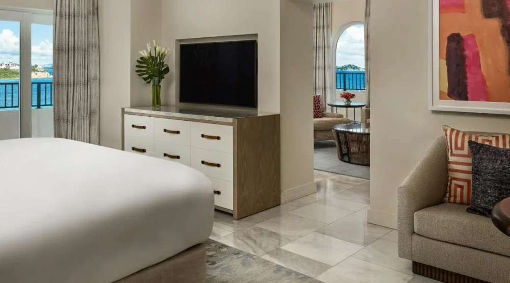 Club Ocean Front, Club Level, One Bedroom Suite, Balcony at The Ritz-Carlton St Thomas