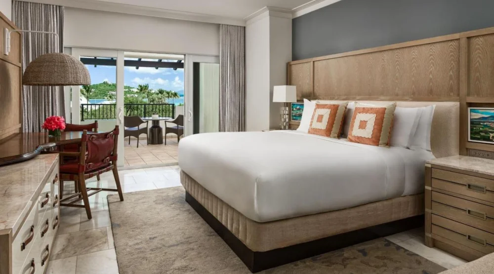 Resort View, Guest Room, One King, Balcony at The Ritz-Carlton St Thomas