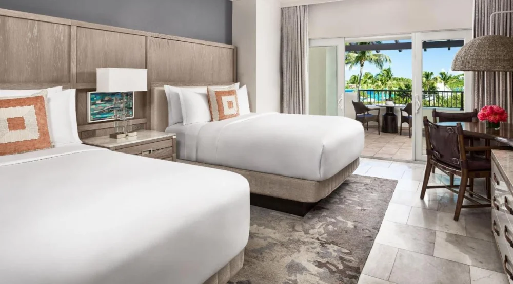 Resort View, Guest Room, Two Double, Balcony at The Ritz-Carlton St Thomas