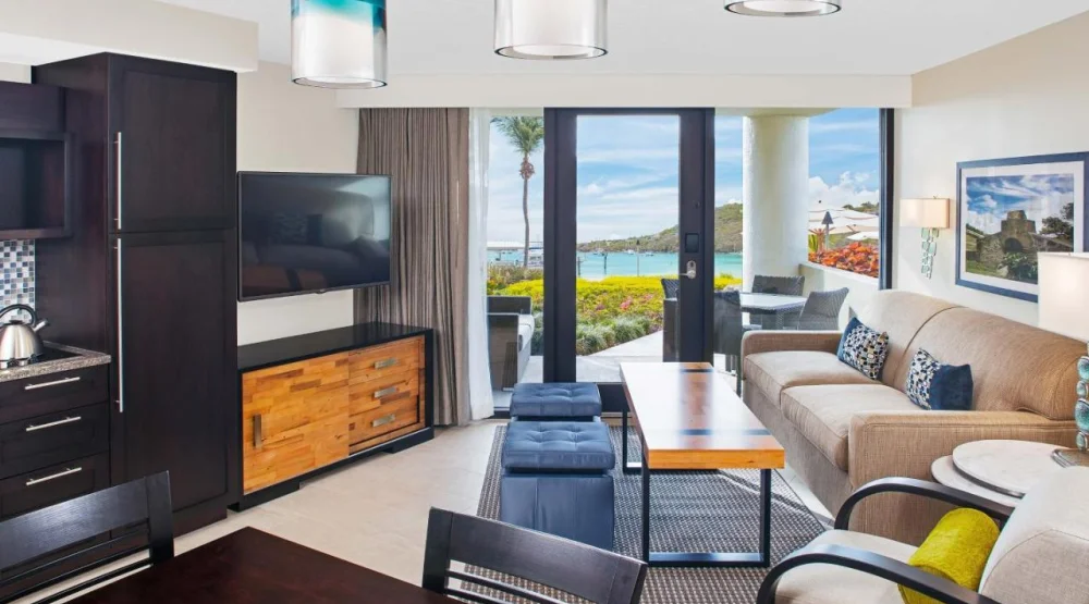 Two Bedroom Villa with Balcony and Resort View at The Westin St. John Resort & Villas