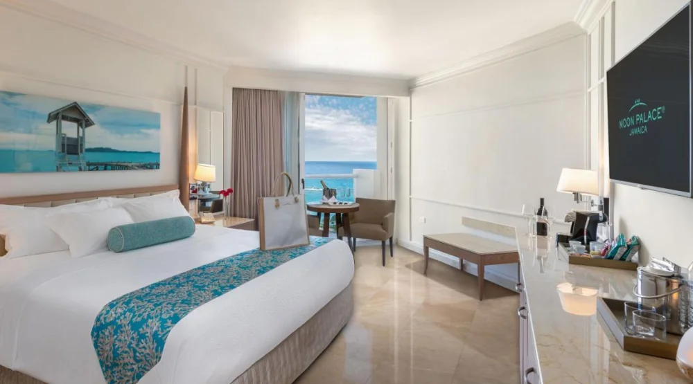 Superior Honeymoon Suite Ocean View - King Size Bed at Moon Palace Jamaica