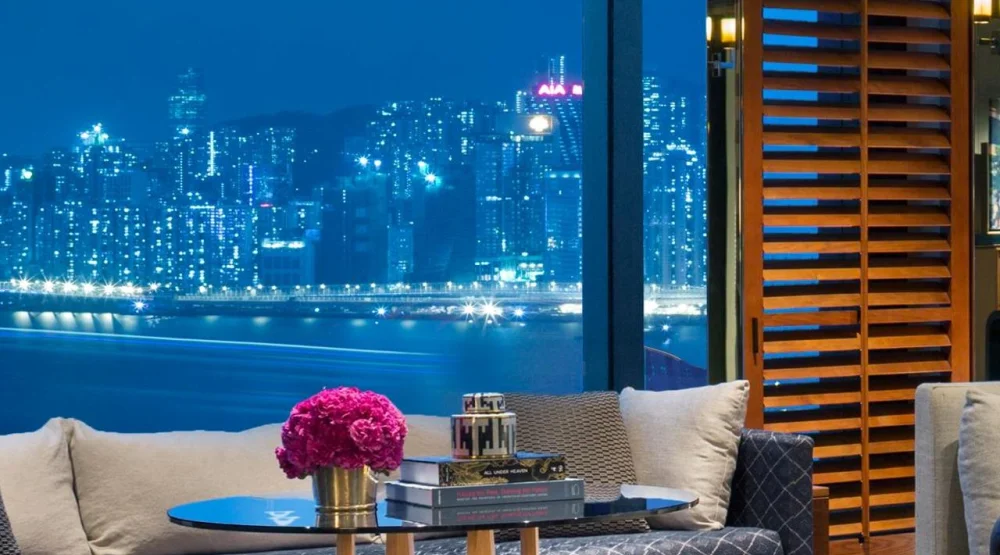 Deluxe Suite with Harbor View at Rosewood Hong Kong