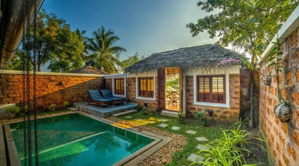 Lake Front Villa with Private Pool at Coconut Lagoon
