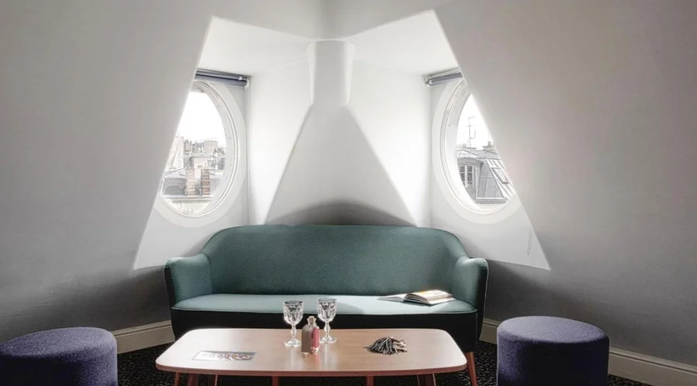 Room "sous Les Toits 59 Ft² " with Montmartre View at Grand Pigalle Experimental