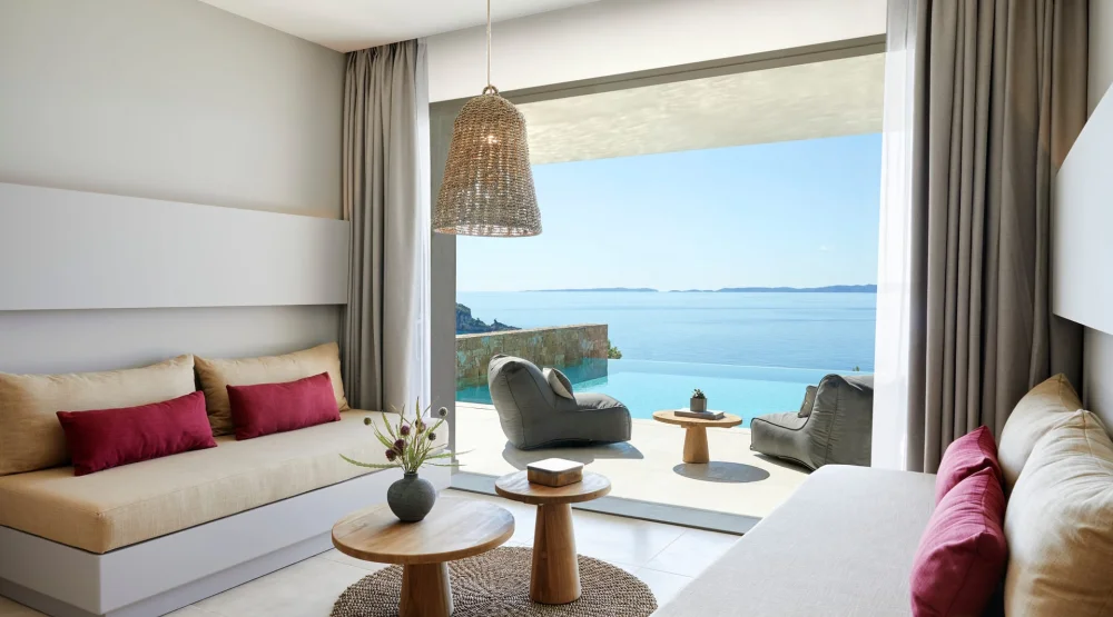 One Bedroom Suite Private Pool Sea View at Elix by Mar-Bella Collection