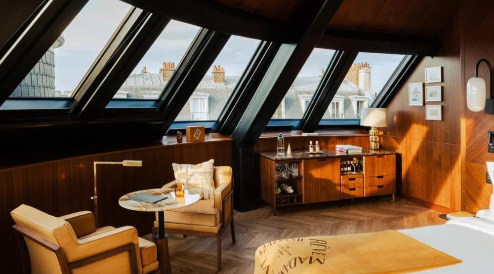 The Nest - Suite with Parisian Rooftops View - Atelier at Hotel Madame Reve