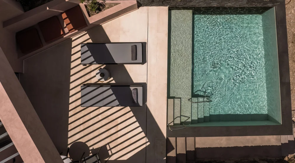 Senses Bungalow Sea View with Zen Pool at Domes Novos Santorini