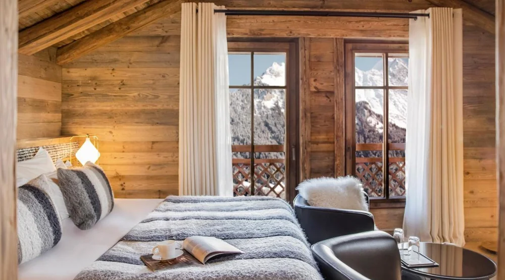 Junior Suite with Mountain View at Armancette Hotel Chalets & Spa