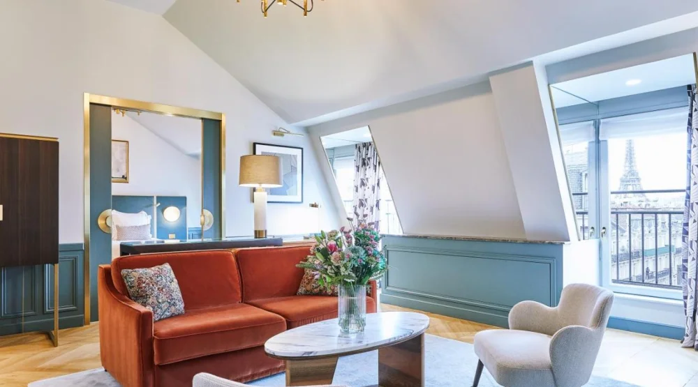 Eiffel Tower Suite at Hotel Grand Powers