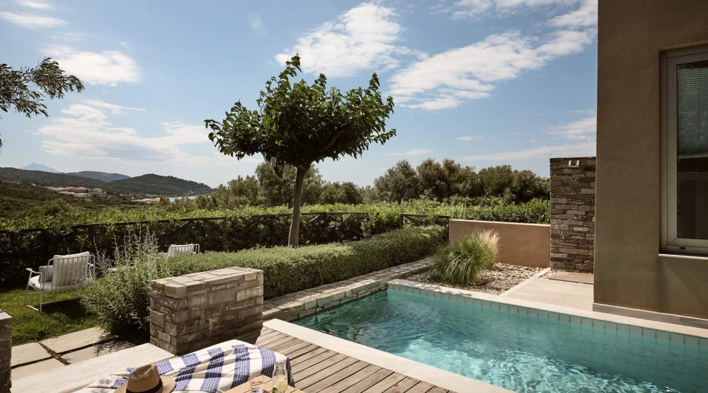 Ocean One Bedroom Pool Villa  with Private Garden at Eagles Villas