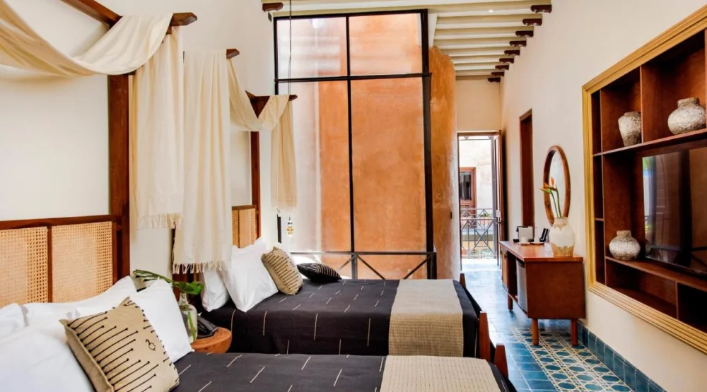 Classic Room Two Beds at Cigno Hotel