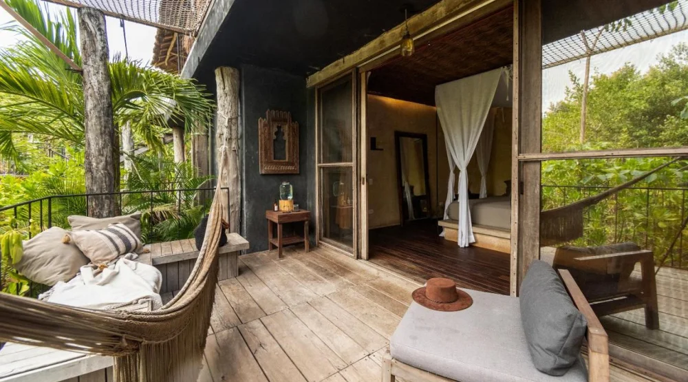 Junior Suite with Garden View at Radhoo Tulum