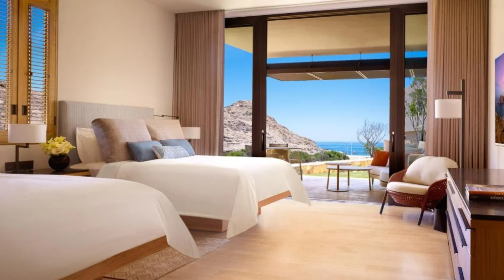 Queen Room with Pool View at Montage Los Cabos