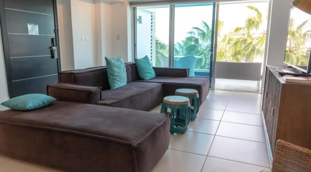 One Bedroom King Suite with Balcony and Ocean View at The Ocean Club, a Luxury Collection Resort Costa Norte