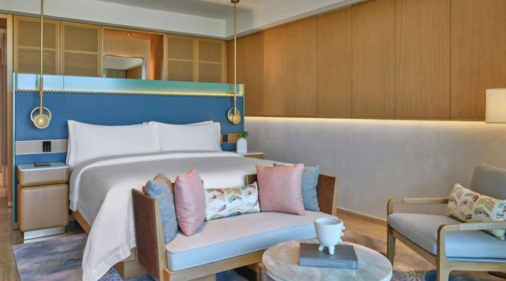 Grand Luxe King Room with Balcony and Ocean View at The St. Regis Cap Cana Resort