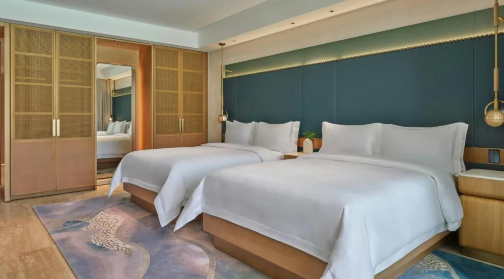 Deluxe Queen Room with Two Queen Beds and Poolside at The St. Regis Cap Cana Resort