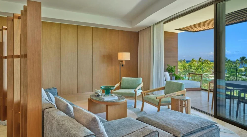 One Bedroom King Suite with Ocean View and Balcony at The St. Regis Cap Cana Resort