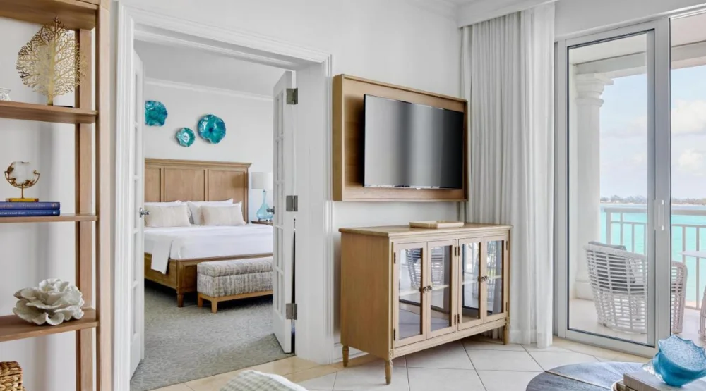West Bay Honeymoon Oceanview One Bedroom Butler Suite at Sandals Royal Bahamian