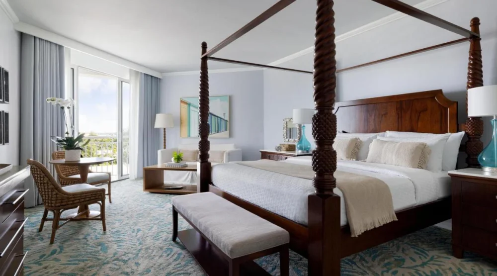 West Bay Honeymoon Oceanview Club Level Suite at Sandals Royal Bahamian