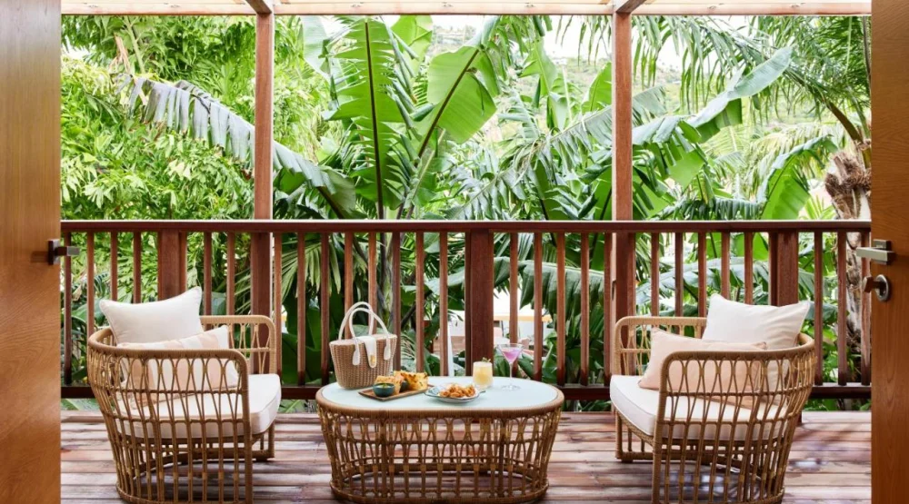 Queen Room with Garden View at Tropical Hotel St Barth