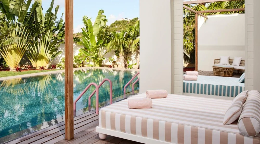 Suite with Pool View at Tropical Hotel St Barth