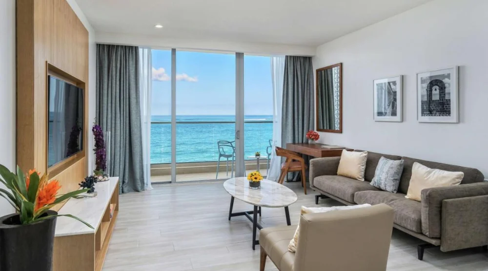 One Bedroom Suite with Ocean View at Koi Resort Saint Kitts Curio Collection By Hilton