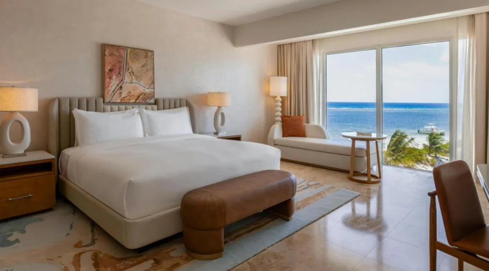One Bedroom King Suite with Sofa Bed and Ocean View at Salterra, A Luxury Collection Resort & Spa