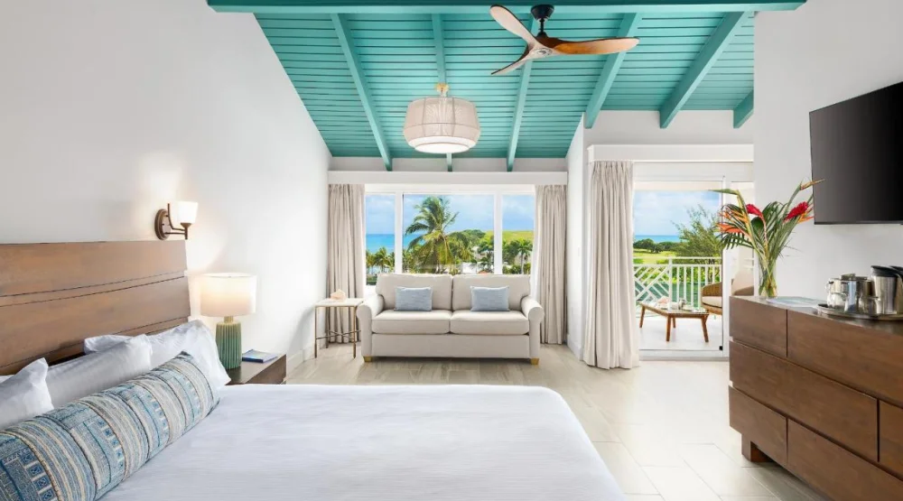 Deluxe Ocean View Room at The Buccaneer Beach & Golf Resort