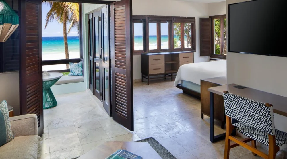 Junior King Suite with Sofa Bed - Beachfront at Carambola Beach Resort St. Croix