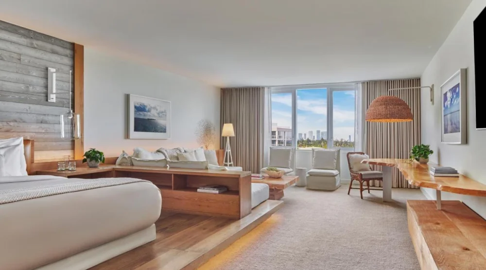 King Room with City View at 1 Hotel South Beach