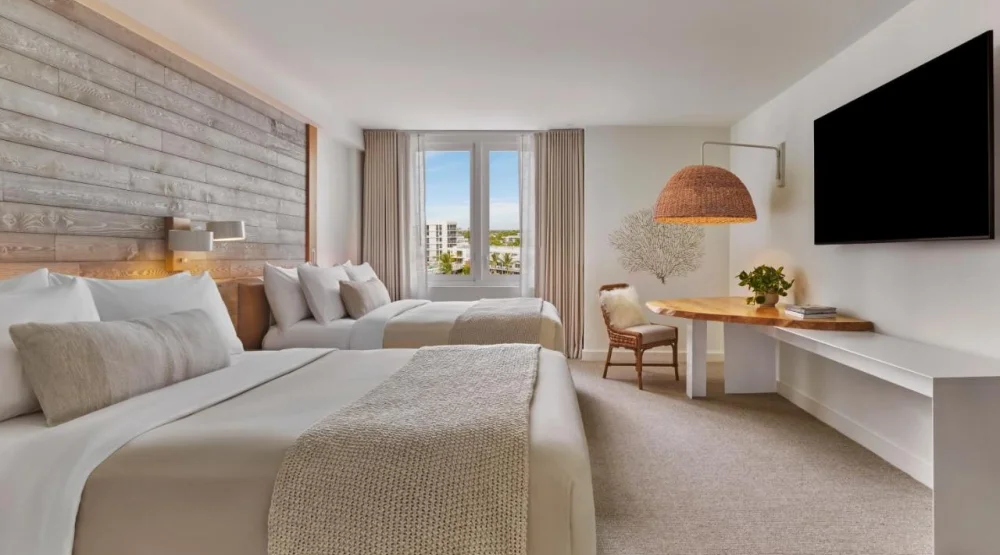 King Room with Two King Beds at 1 Hotel South Beach