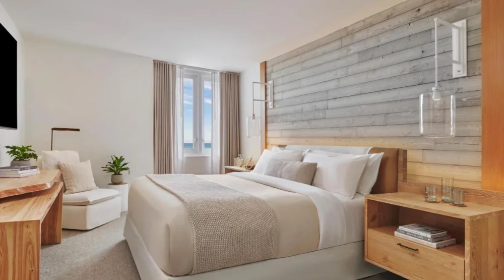 One Bedroom King Suite with Balcony and Ocean View at 1 Hotel South Beach