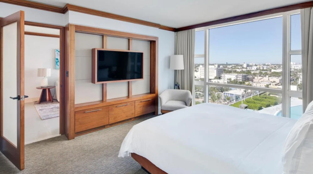 Two Bedroom Apartment with City View at Carillon Miami Wellness Resort
