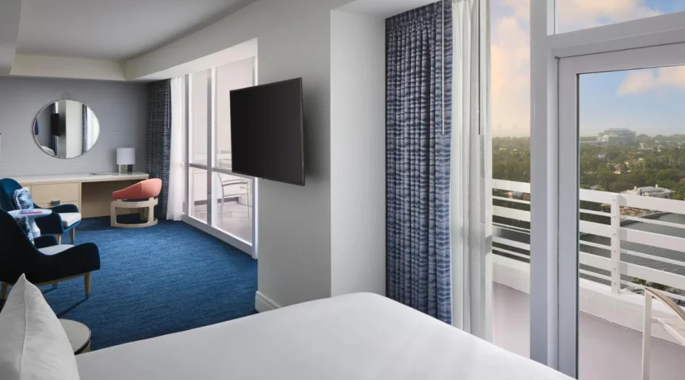 Deluxe King Room with Balcony at Fontainebleau Miami Beach