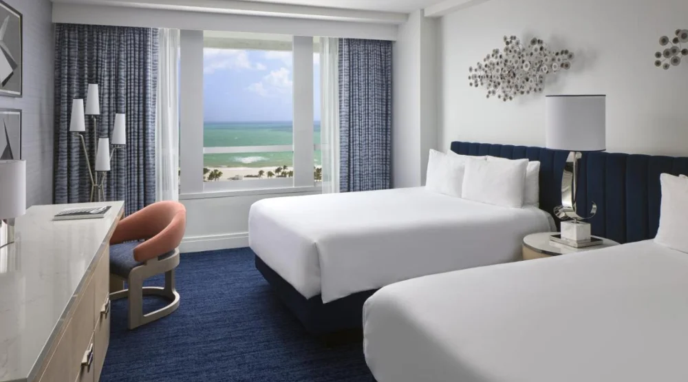 Ocean View Room with Two Queen Beds at Fontainebleau Miami Beach