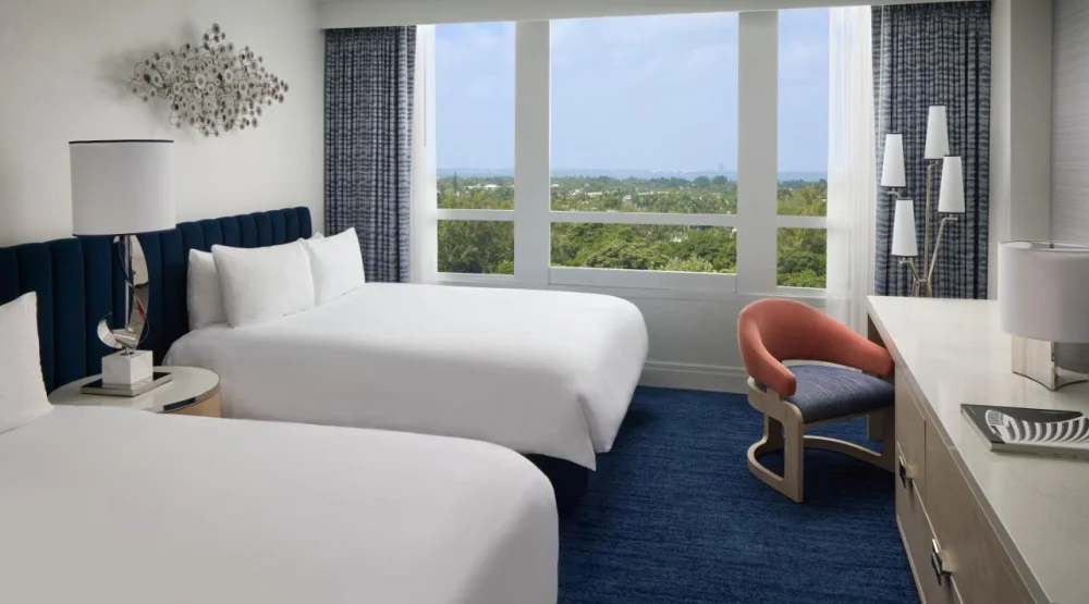 Deluxe Bay View Room with Two Queen Beds at Fontainebleau Miami Beach