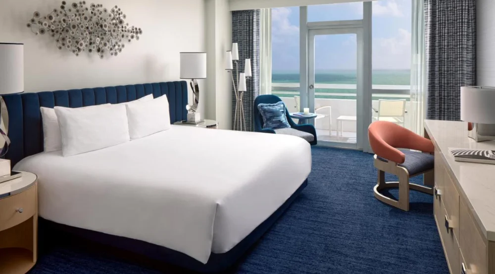 King Room with Balcony at Fontainebleau Miami Beach
