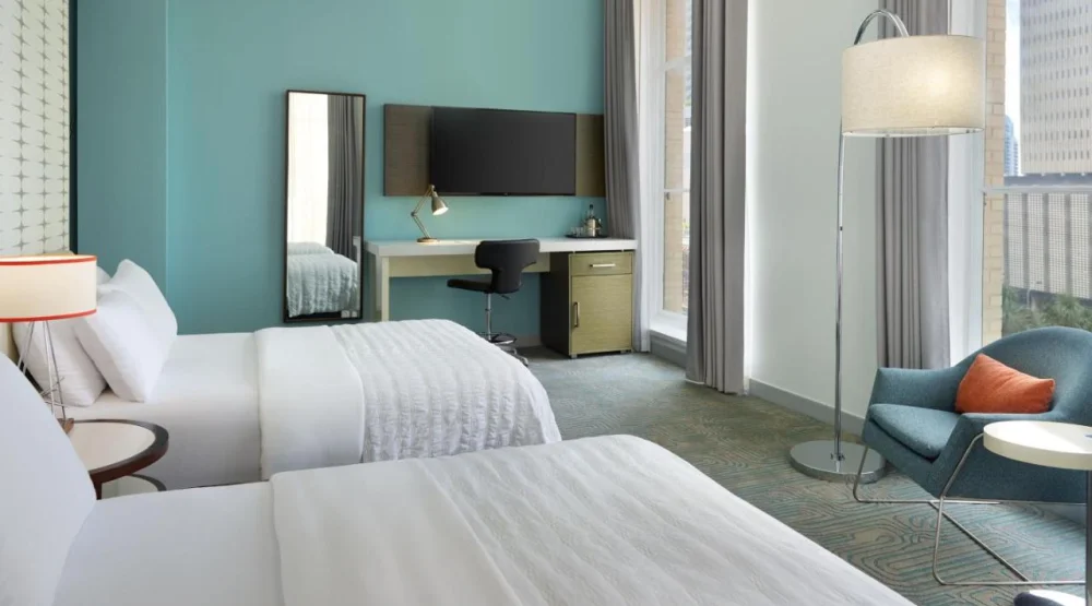 Guest Room, Two Queen at Le Meridien Tampa The Courthouse